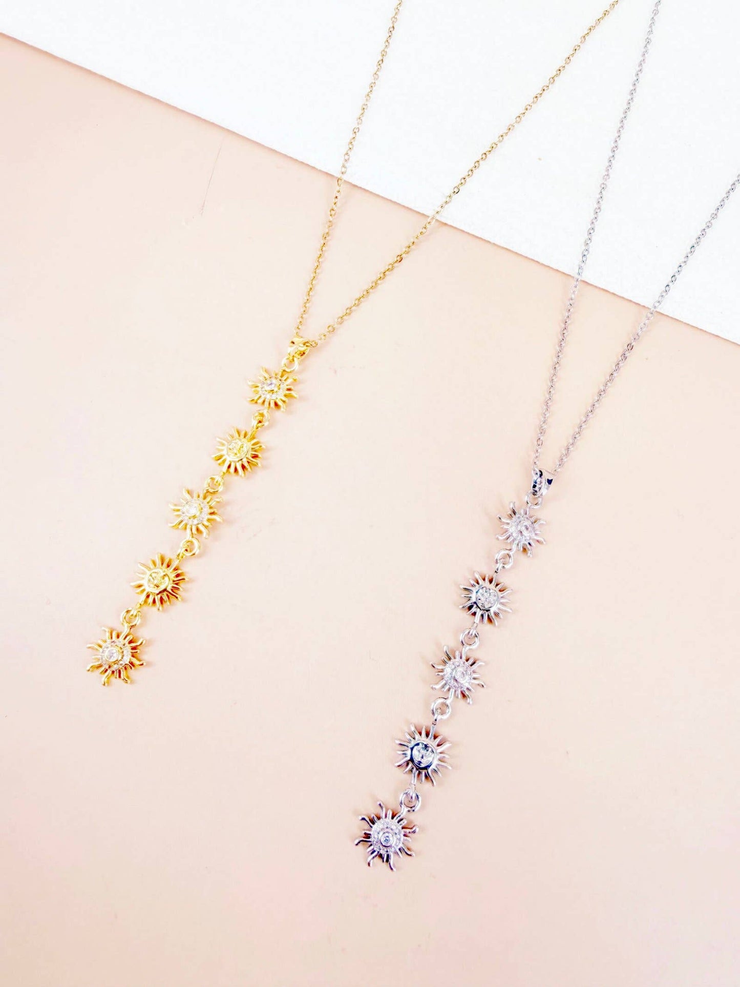 Collana Y Sara - sole e strass