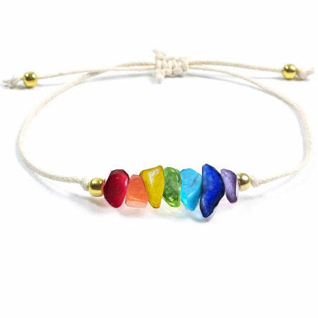 Braccialetto con pietre preziose Chakra