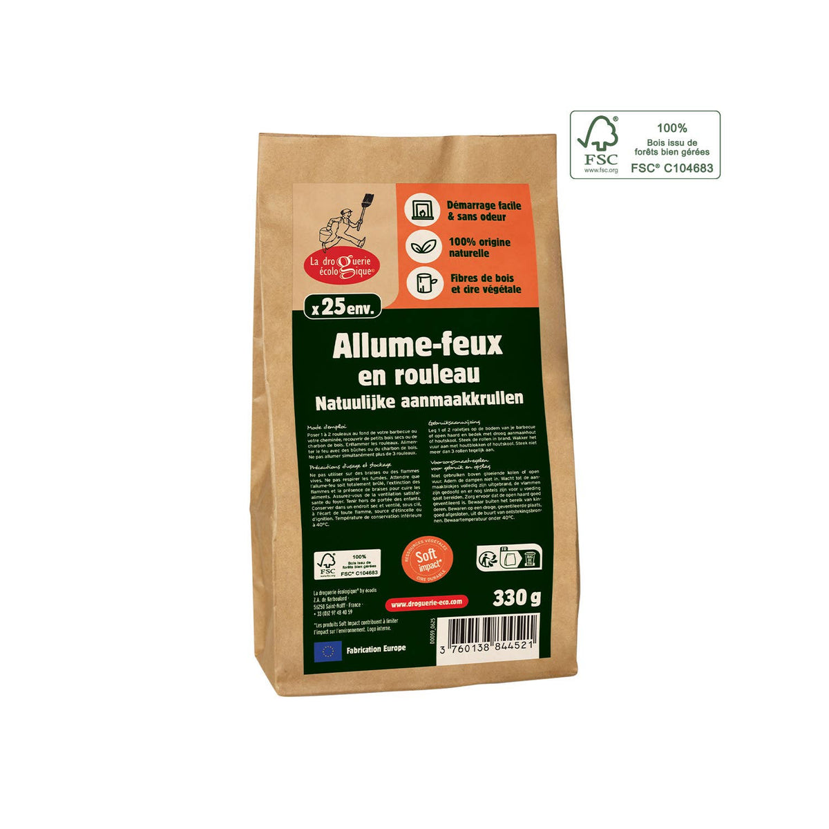 Sacchetto Accendifuoco Vegetale