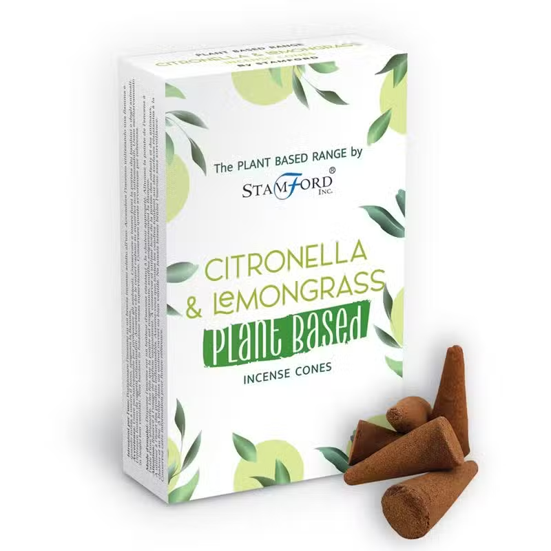 Coni Incenso Vegetali - Citronella & Lemongrass