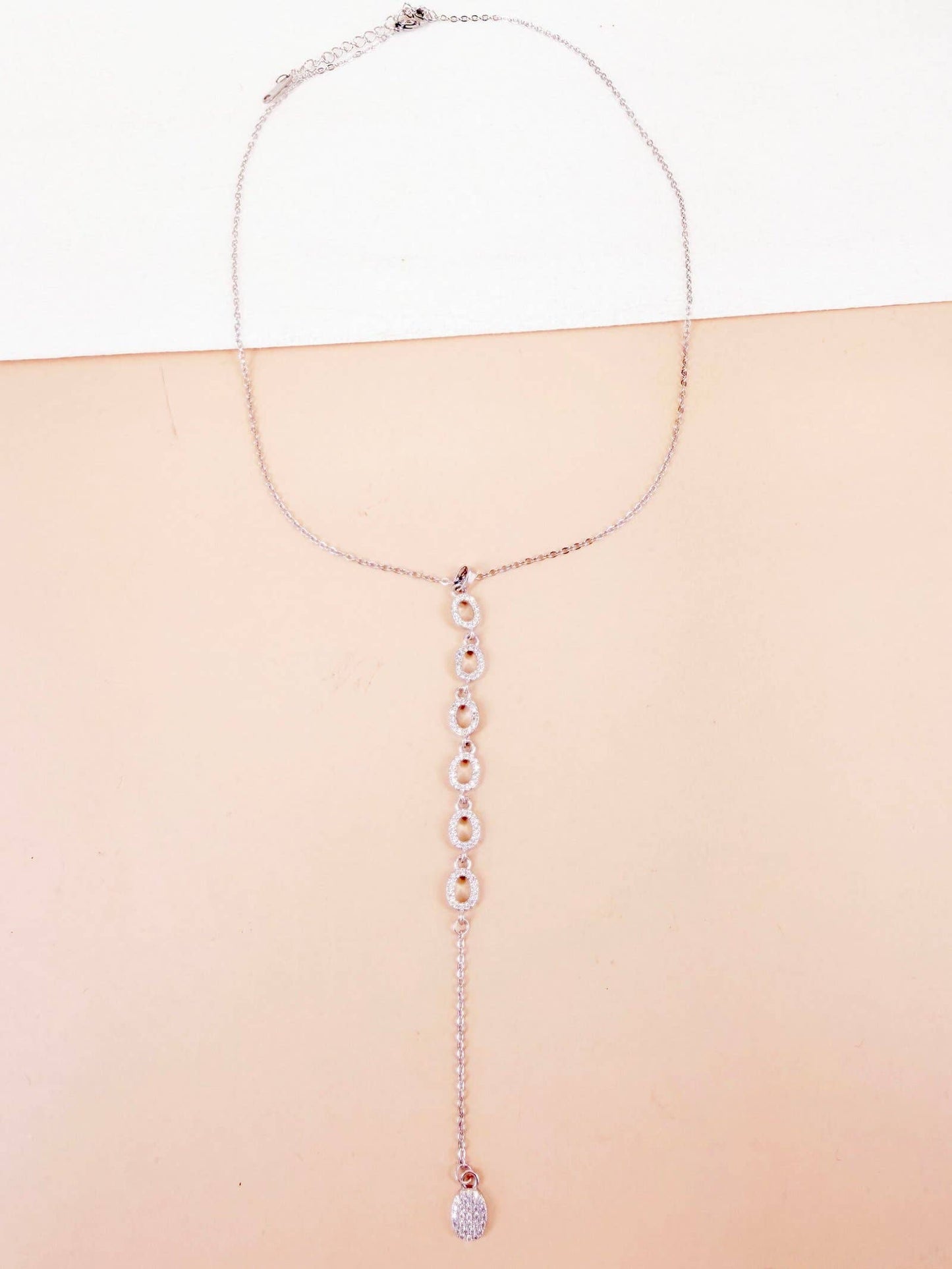 Collana Y Joyce - strass argentati