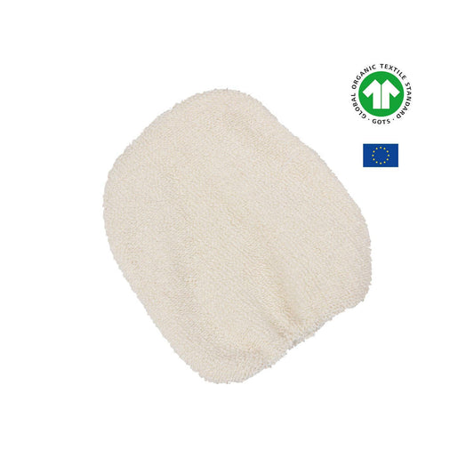 Guanto per il Viso in Cotone Bio certificato GOTS