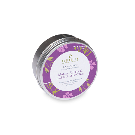Crema Nutriente ed Elasticizzante Corpo Avena, Malva e Carota Selvatica