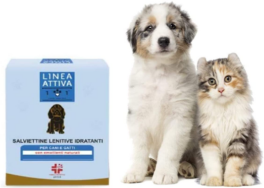 Salviette Lenitive Cani e Gatti