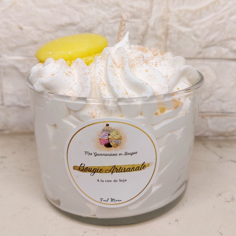 Candela Gourmet Macaron alla Vaniglia