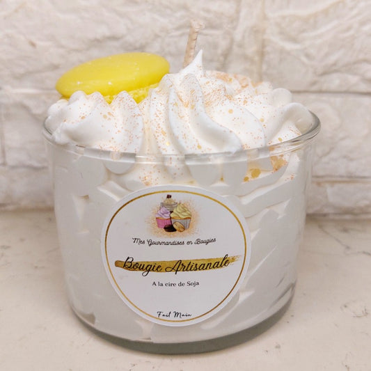 Candela Gourmet Macaron alla Vaniglia