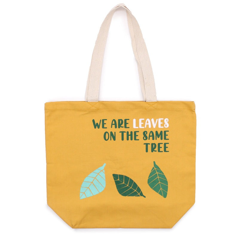 Borsa in Cotone Leaves