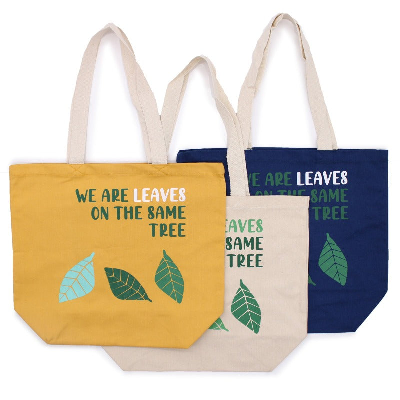 Borsa in Cotone Leaves