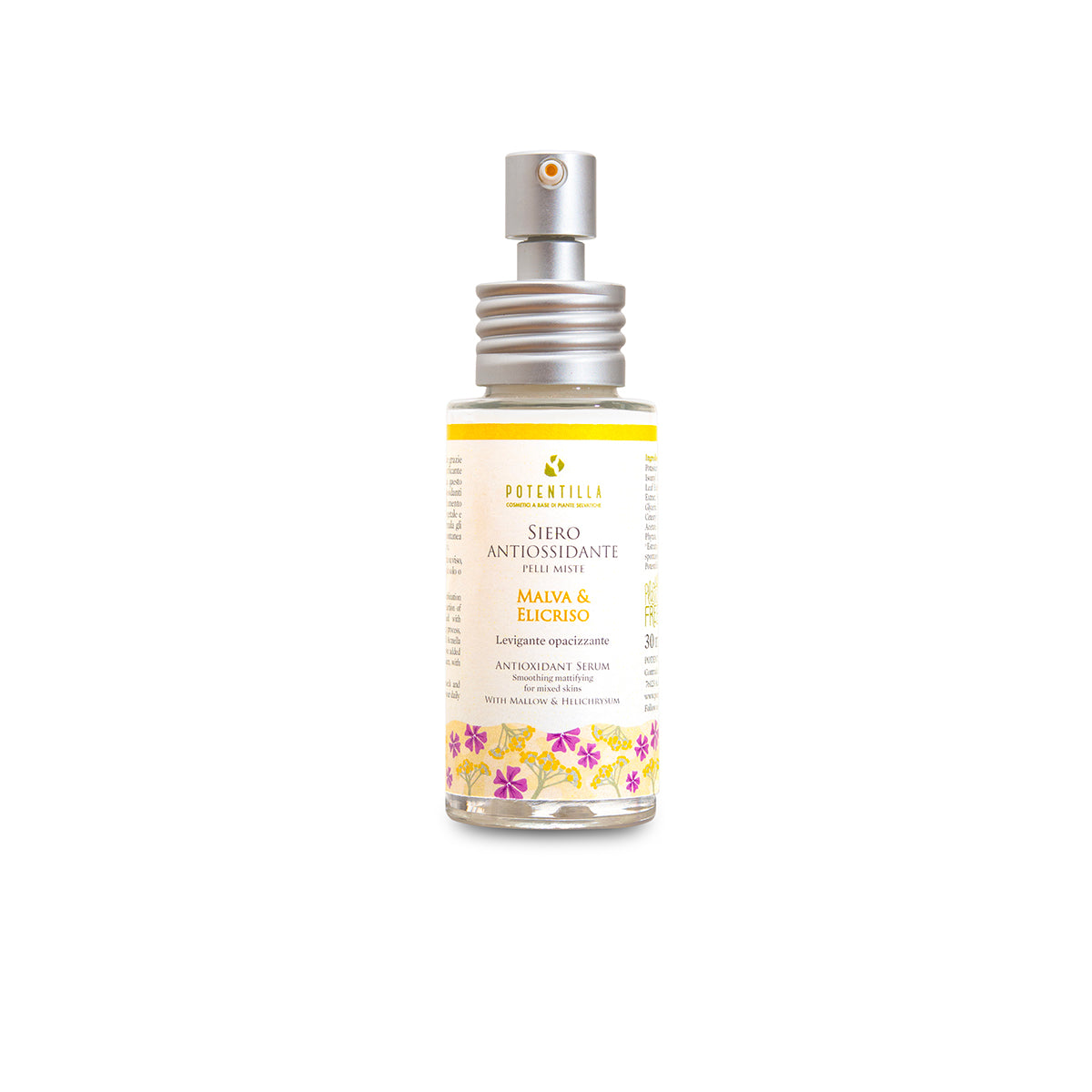 Siero Viso per Pelli Miste Malva ed Elicriso