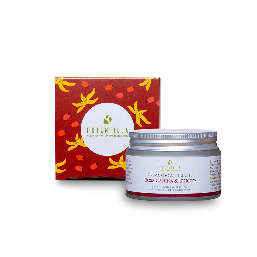 Crema Antirughe Rosa Canina e Iperico