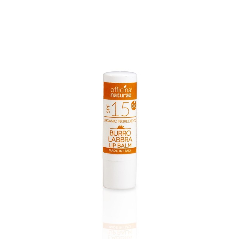 burro labbra con protezione solare spf15 officina naturae