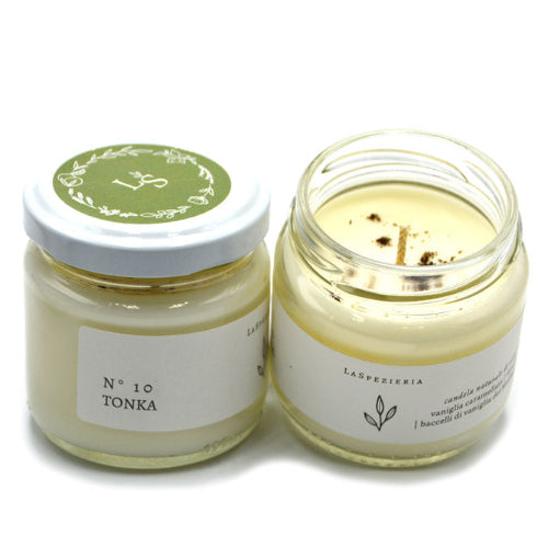 Candela Naturale in Vasetto N.10 Tonka