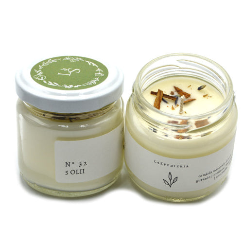 Candela Naturale in Vasetto N.32 Repellente