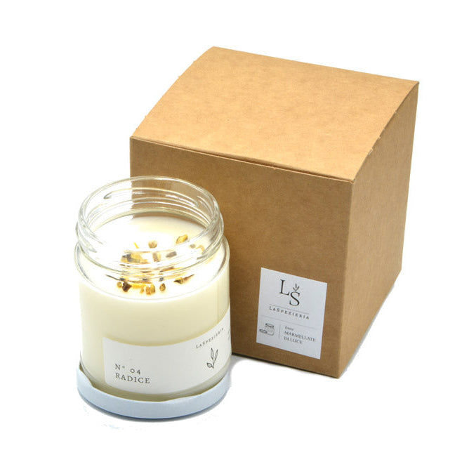 Candela Naturale in Vasetto N.04 Radice