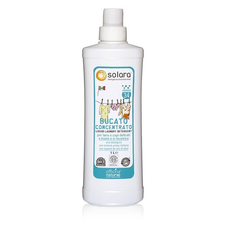detersivo Bucato Liquido a Mano ed in Lavatrice Solara