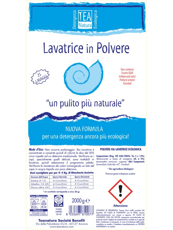 Lavatrice in Polvere 2kg