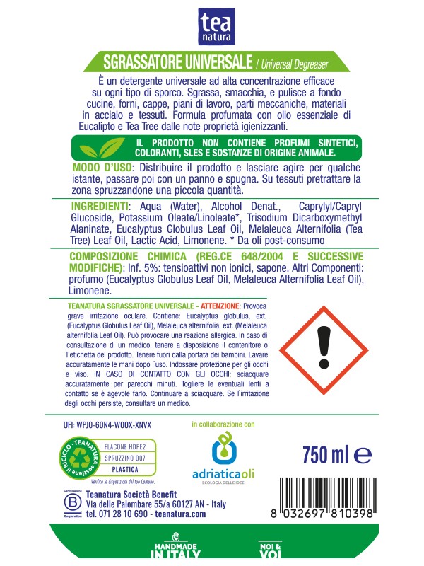 Ri-detersivo Sgrassatore Universale