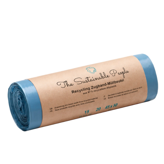 Sacchetto spazzatura con coulisse riciclata 20l