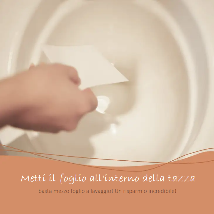 Detergente WC in Fogli