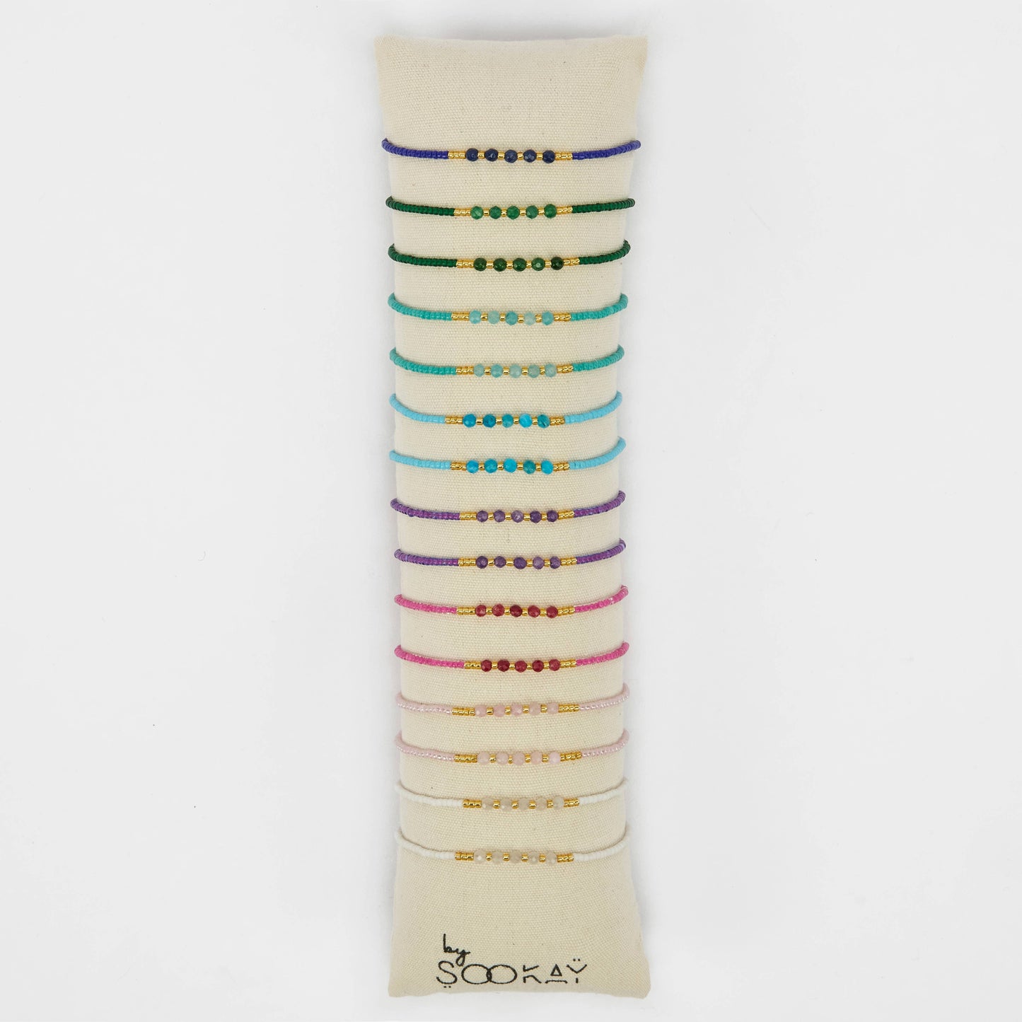 Bracciale con Pietre Rotonde e Perline Giapponesi