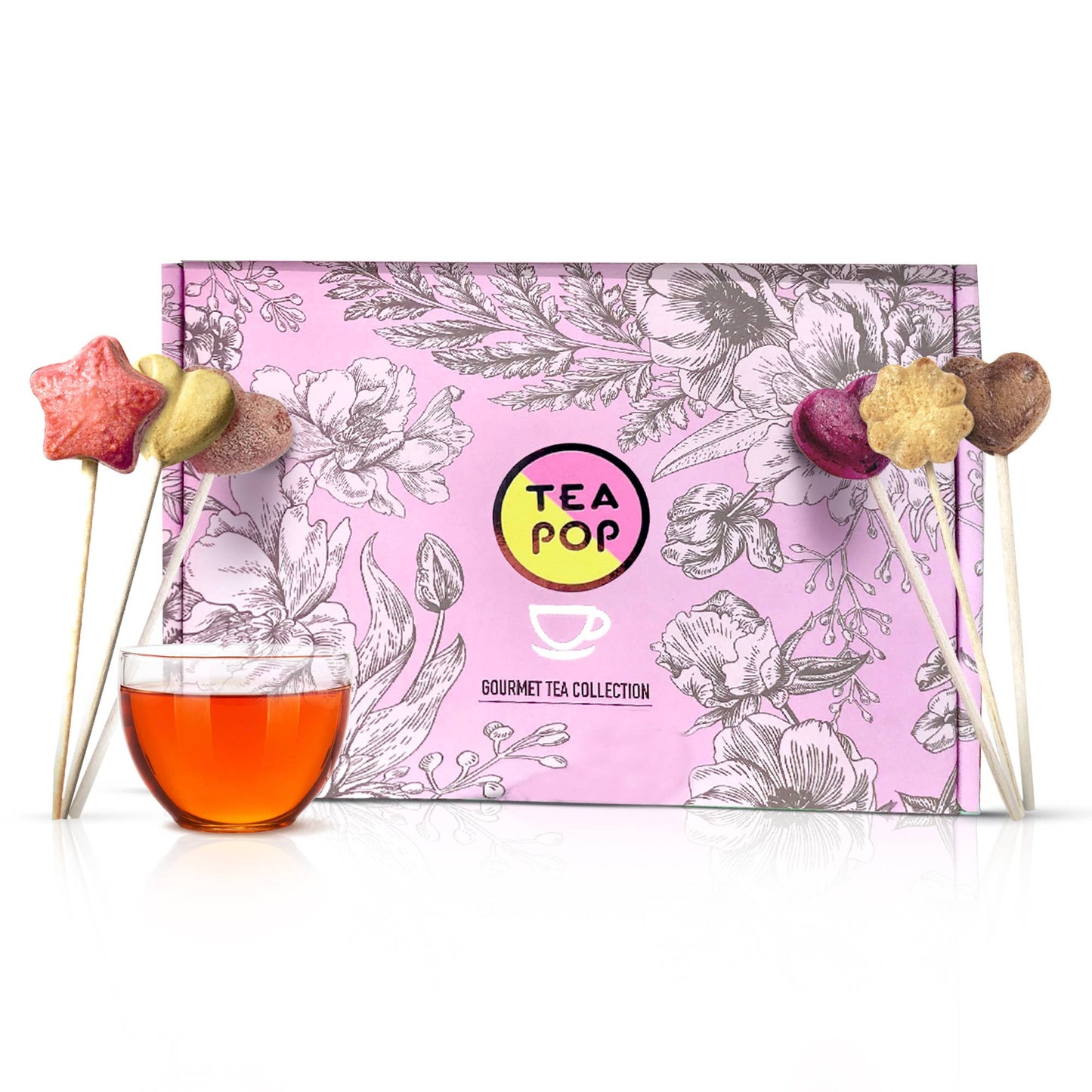 Set regalo Tea-Pop in elegante scatola con 18 deliziosi Tea-Pop