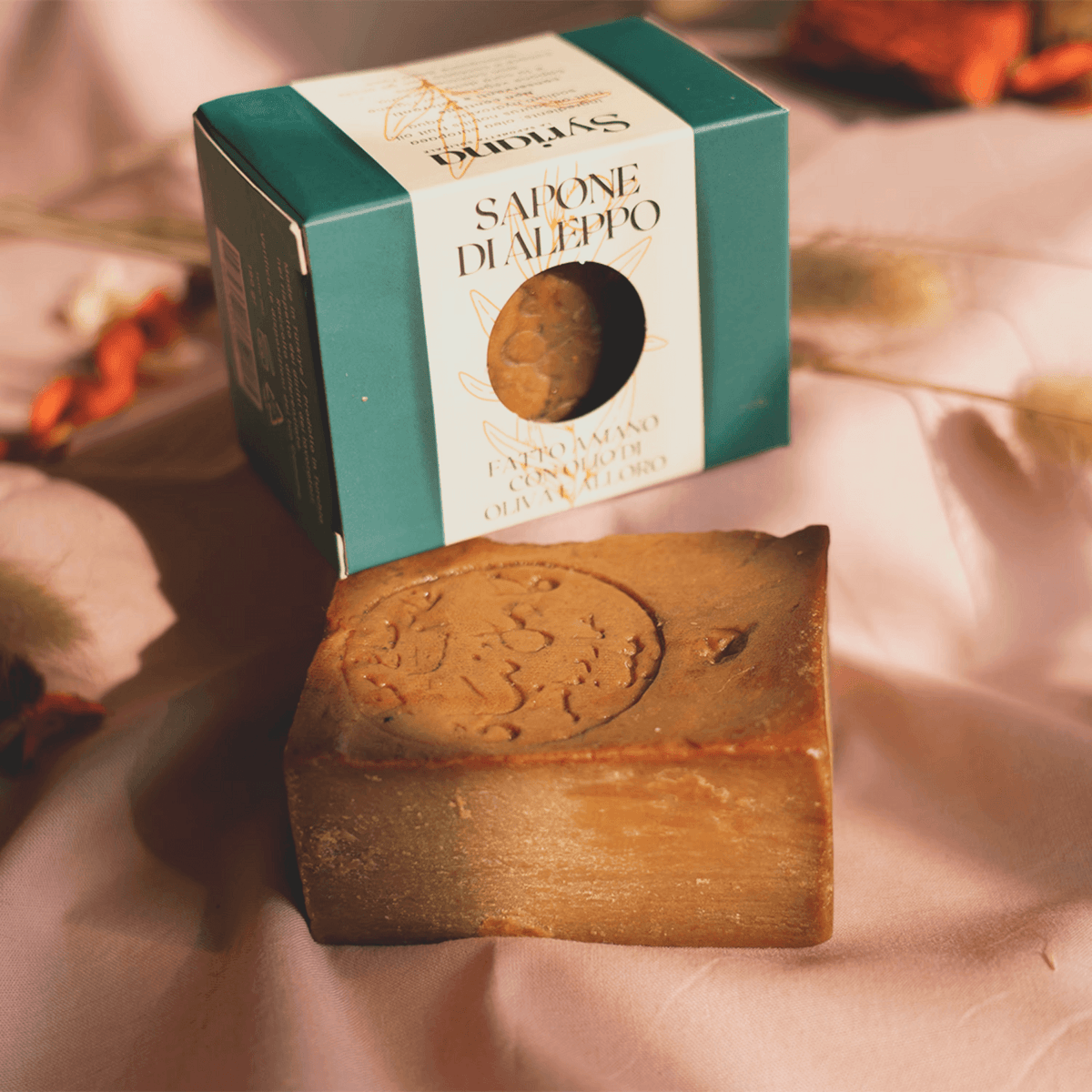 Sapone di Aleppo con 1 di Alloro Premium