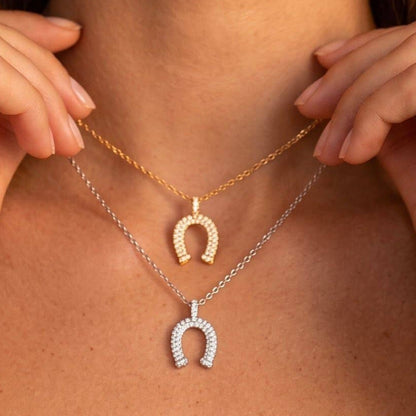 Collana con pendente Ferro di cavallo Euterpe