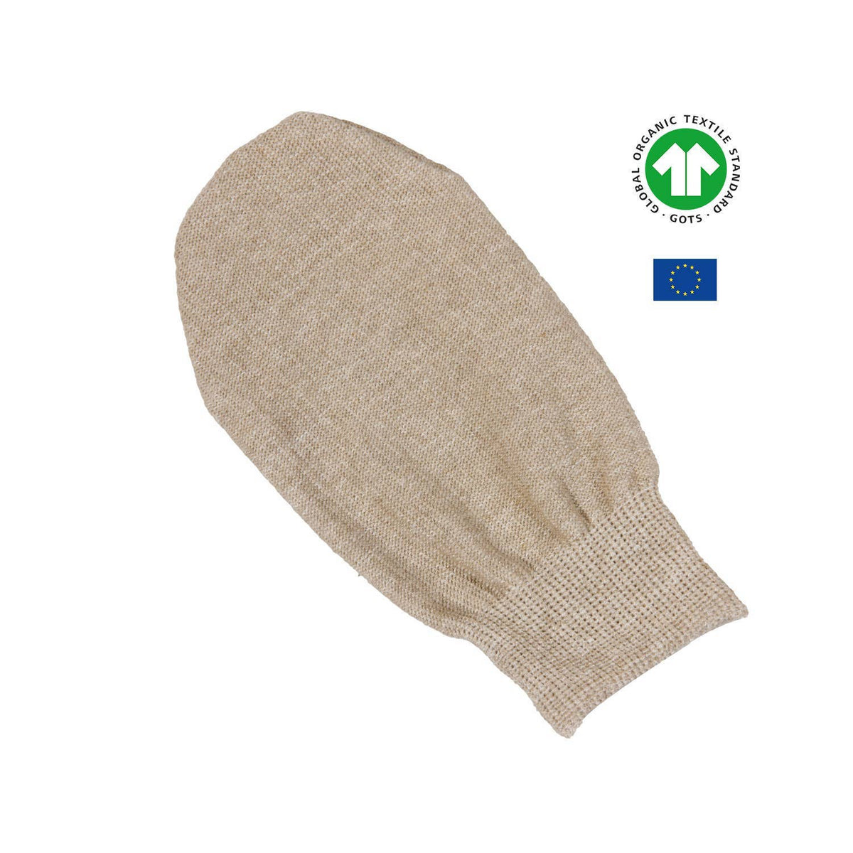 Guanto esfoliante hammam in Lino e Cotone Biologico