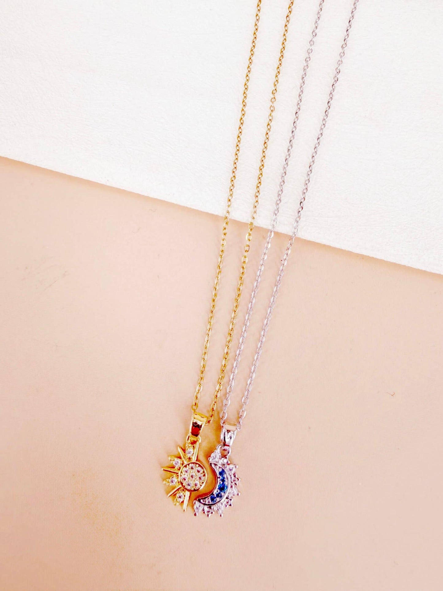 Collana doppia ciondolo coppia amicizia Afrodite
