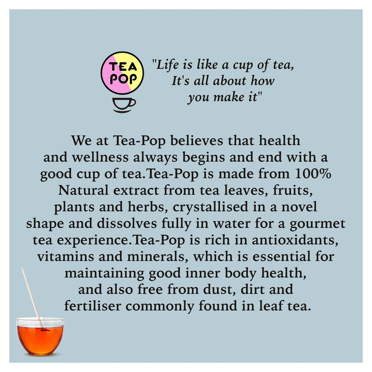 Nuovi bastoncini Winter Warmer Tea-Pop, 6 miscele deliziose
