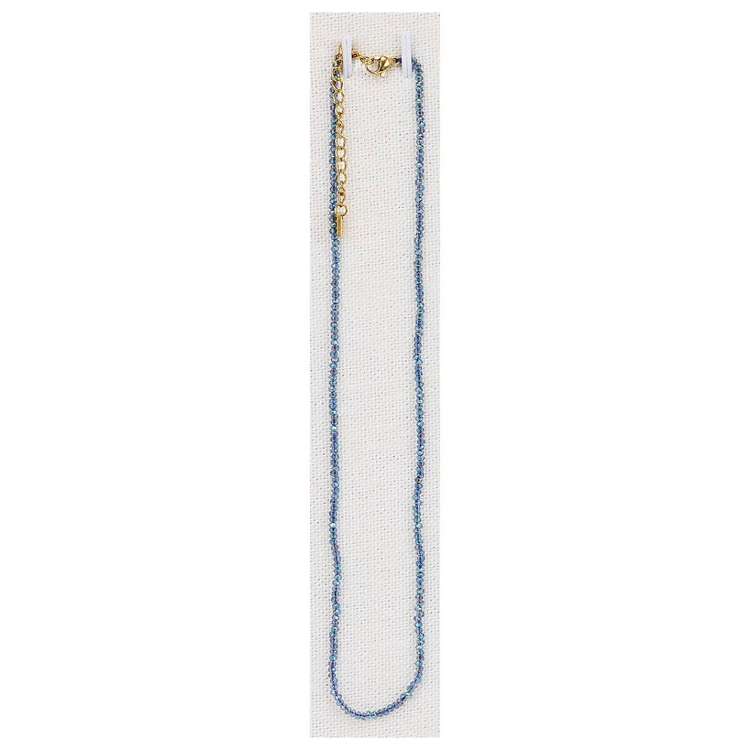 Collana in cristallo di Vetro Sfaccettato