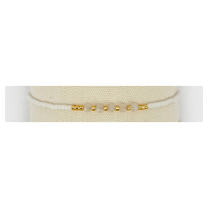 Bracciale con Pietre Rotonde e Perline Giapponesi
