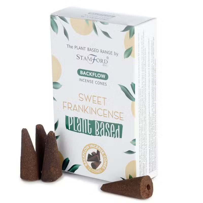 Coni Incenso a Riflusso Vegetali - Frankincenso Dolce