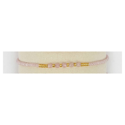 Bracciale con Pietre Rotonde e Perline Giapponesi