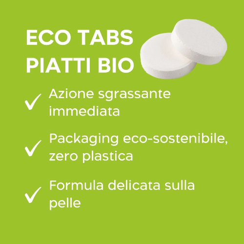 Detergente Piatti a Mano Bio tabs