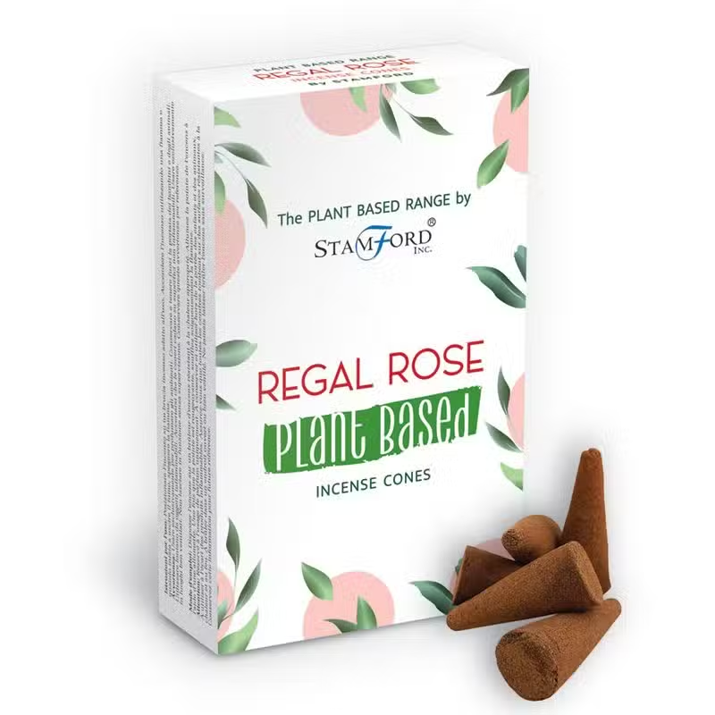 Coni Incenso Vegetali - Rosa Regale