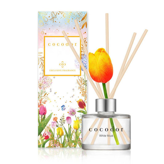 Diffusore Tulipano 120ml - Muschio Bianco