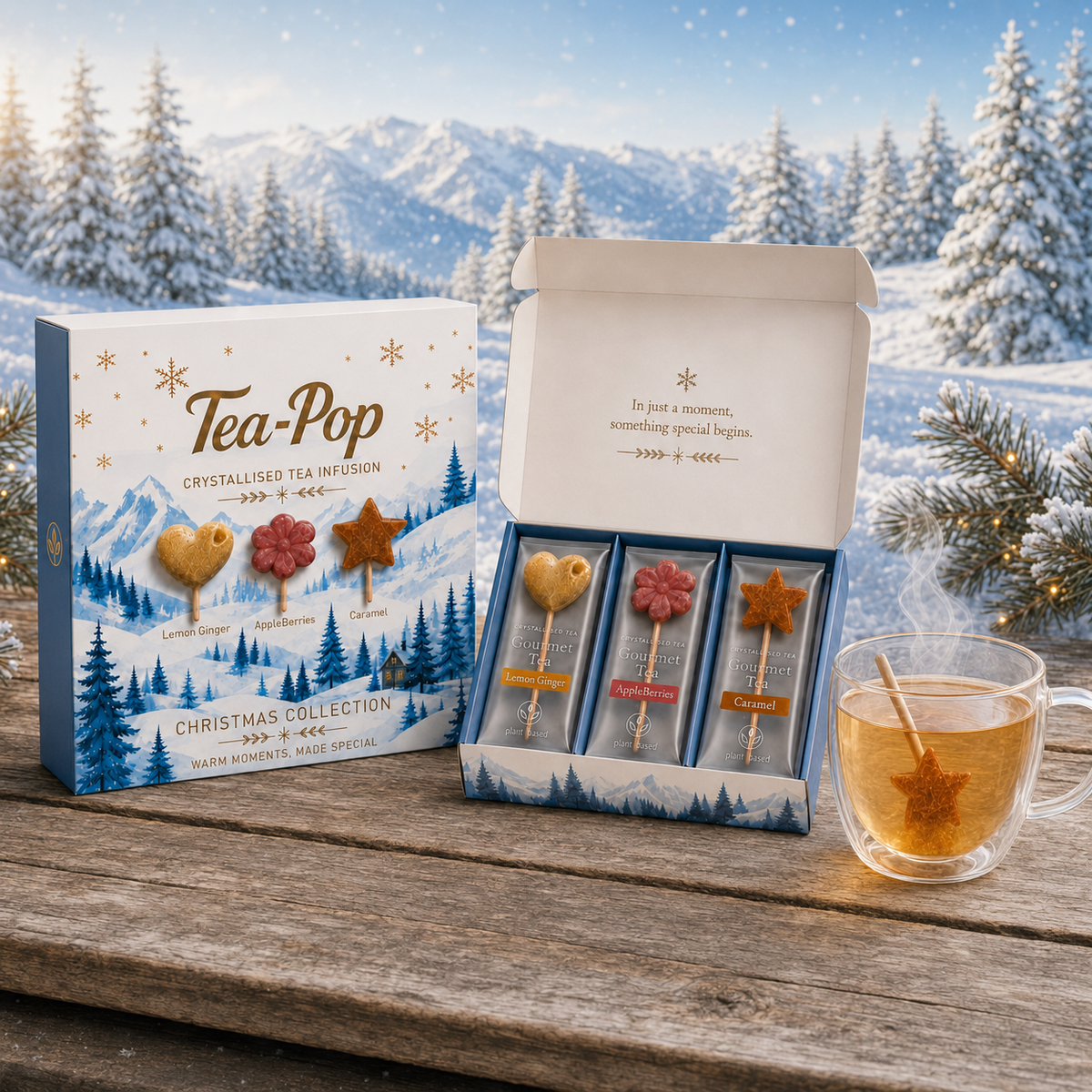 Scatola regalo di Natale Winter Moments  - miscele festive