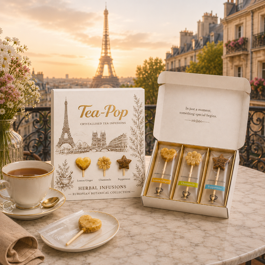 Scatola regalo di tè European Café – Infusi alle erbe (6 bustine)