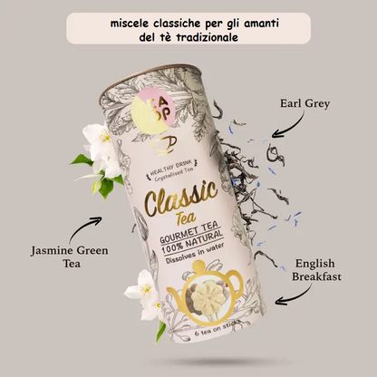 Tè su bastoncino, confezione Gourmet