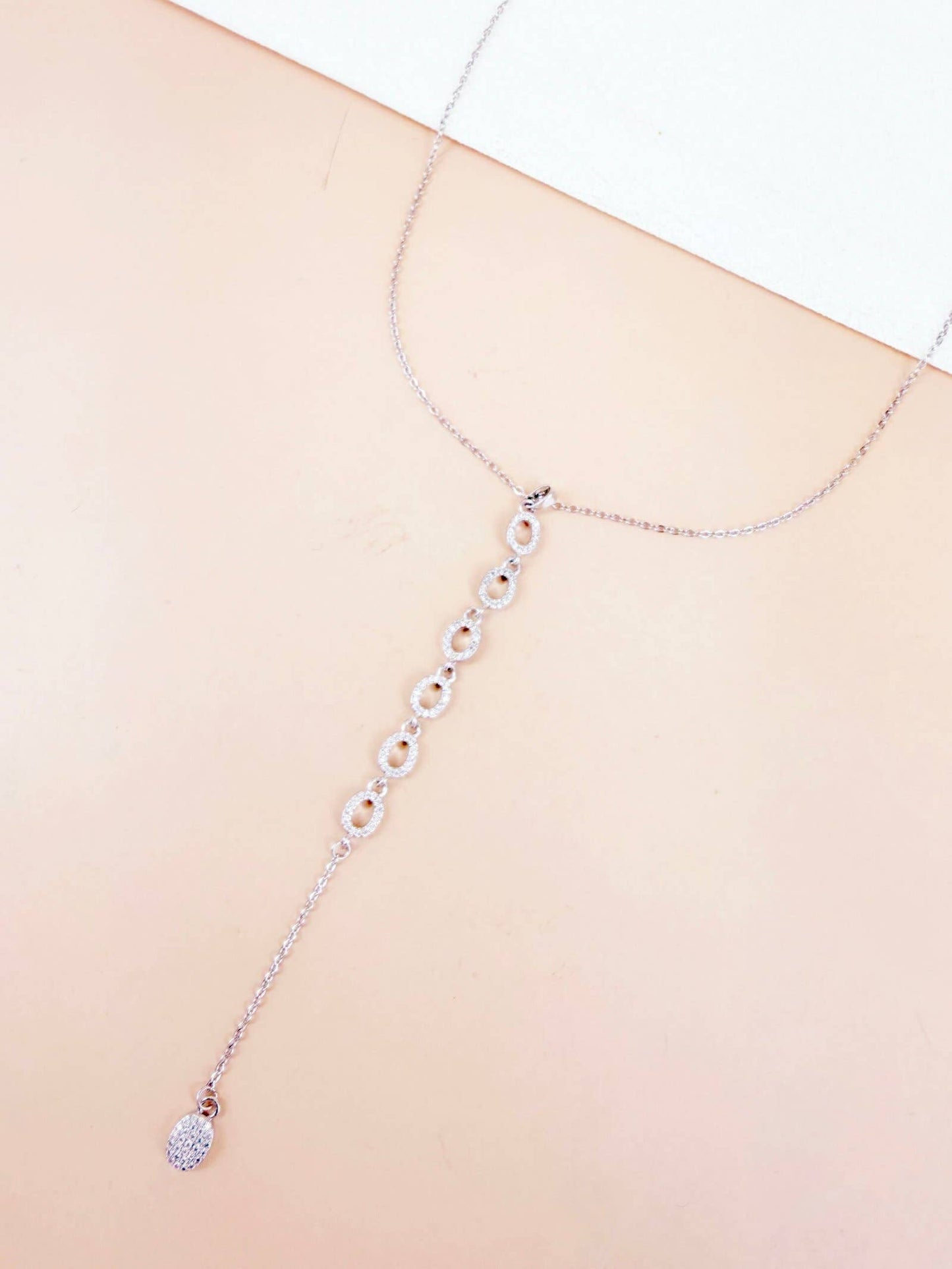 Collana Y Joyce - strass argentati