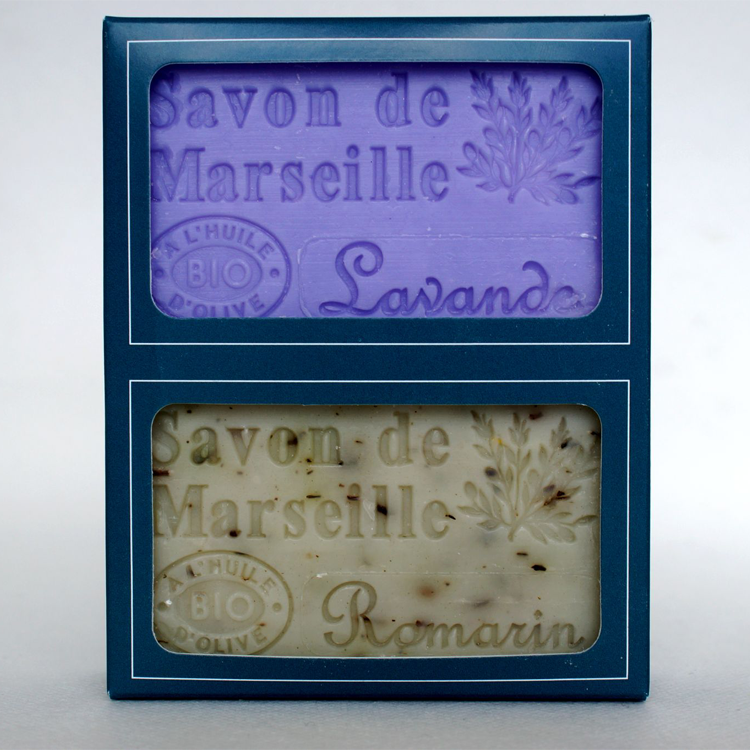 Set 2 saponi biologici Lavanda e Rosmarino