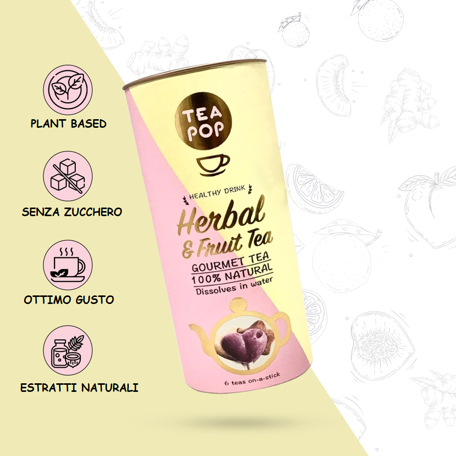 Tè su bastoncino, confezione Gourmet