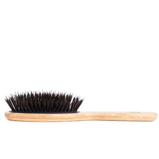 oval brush with bristles