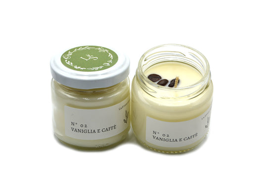 Natural Candle in Jar N.02 Vanilla and Coffee